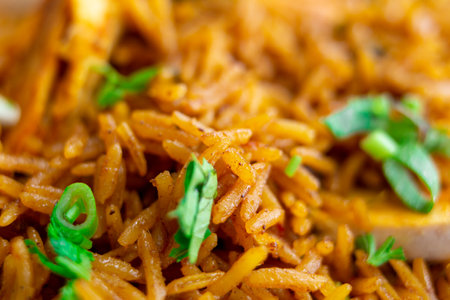 A closeup shot of a plate of delicious foodの写真素材