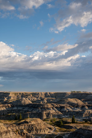 The canyon under the skyの写真素材