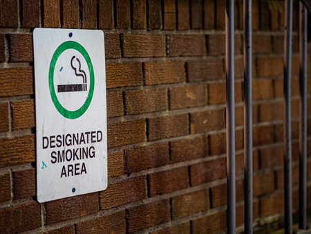 The sign of Designatedの写真素材