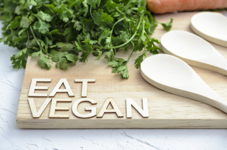 A closeup of EATの写真素材