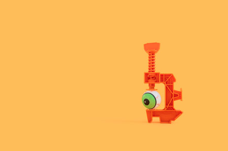 A plastic eye as a Halloween conceptの写真素材
