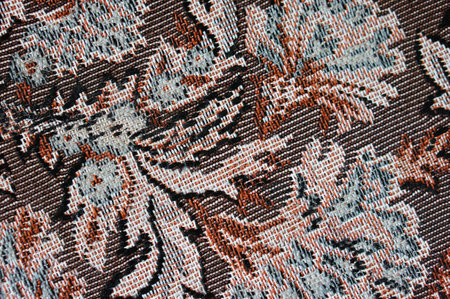 A closeup shot of a sofa cover textile pattern