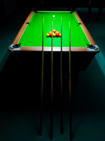 a billiards game for four