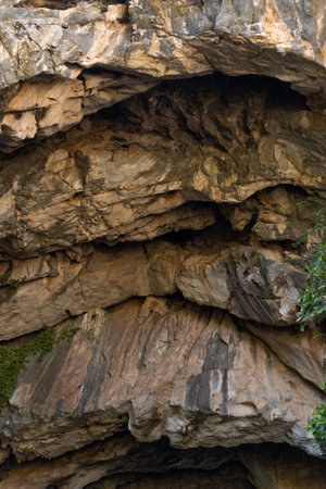 A vertical shot of Cueva del Gato in Spainの写真素材