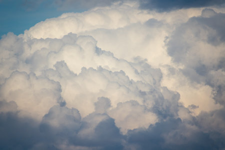 Scenic view of Cumulonimbus clouds after rainy weather