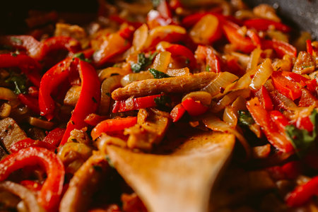 Healthy vegan protein Heura. Vegan chicken made with soy. Organic and healthy vegan food.の写真素材