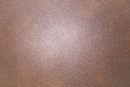 A brown natural leather texture backgroundの写真素材