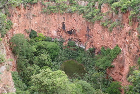 A beautiful shot of a landscape in Bonito, Brazil