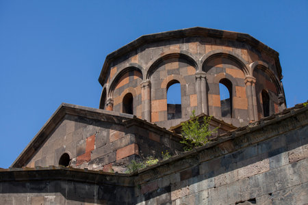The dome of the Cathedral of Talin in Armenia