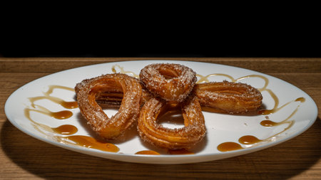A closeup shot of delicious churrosの写真素材