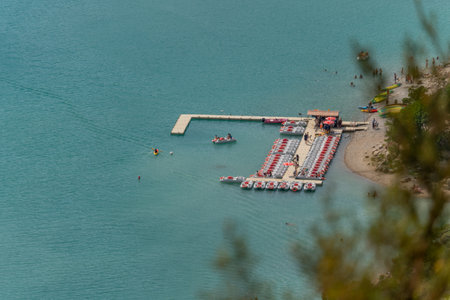 A beautiful shot of a seascape during the dayの写真素材
