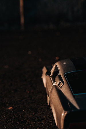 A small toy retro carの写真素材