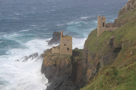A Penwith Heritage Coast Penzance UKの写真素材