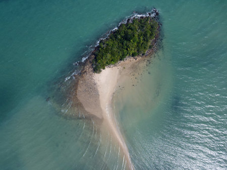 Koh Rok Nok island from the above