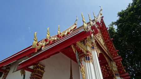The Wat Suthat Thepwararam Ratchaworahawihan (Wat Pho) temple in Bangkok, Thailand