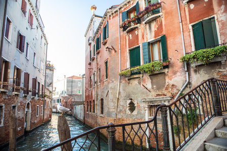 A beautiful shot of Venice Italyの写真素材