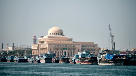 A beautiful shot of the Sharjah Court