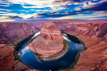 A beautiful shot of the Glen Canyon National Park in the United Statesの写真素材