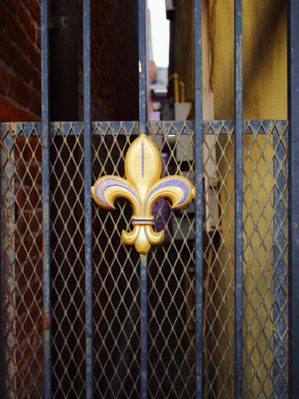 A vertical shot of a gateの写真素材