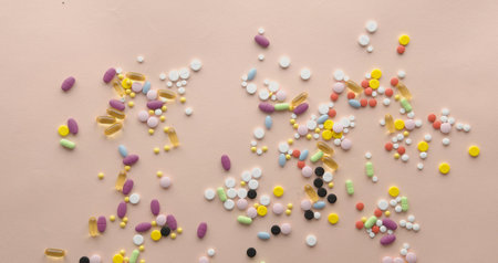 Pills And Capsules - Ideal Concept For Medicine, Pharmacy, Therapy And Immunityの写真素材