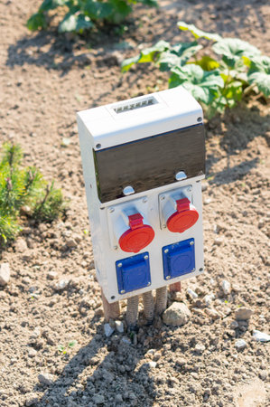 A socket combination in the park