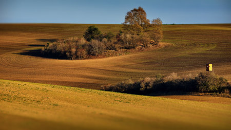 The fields of Moravia, Czech Republic