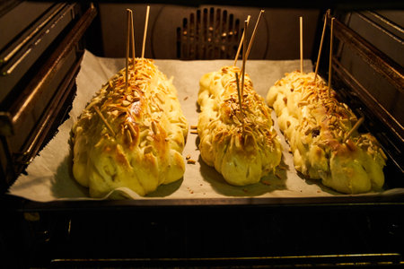 Making of traditional Czech Chritmas cakeの写真素材