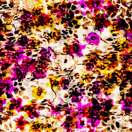 An abstract background with a brindle patternの写真素材