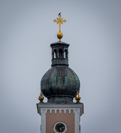 A closeup of a church domeの写真素材