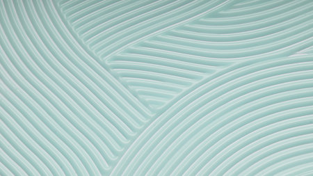 A pale blue skin care product wavy texture swat.