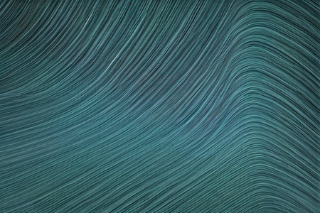 An AI generated illustration of an abstract waving patternの素材