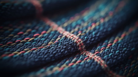 A closeup shot of a fabric, AI-generated.の素材