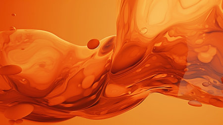 An AI generated illustration of Beautiful abstract and minimalistic orange background, made with generative AIの素材