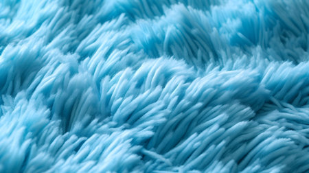 An AI generated illustration of a blue fabric with a soft, fluffy textureの素材