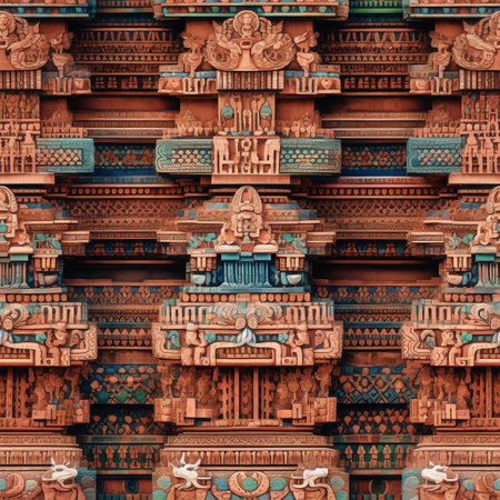 An AI generated illustration of An ornamental buildingの素材