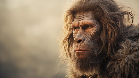 An AI generated illustration of A young adult stands with their arms crossed, looking off into the distanceの素材