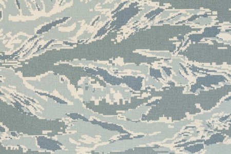 US air force digital tigerstripe abu camouflage fabric texture backgroundの写真素材