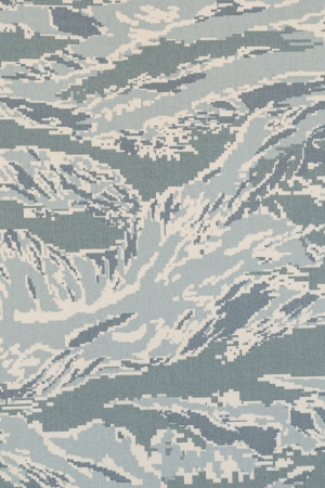 US air force digital tigerstripe abu camouflage fabric texture backgroundの写真素材