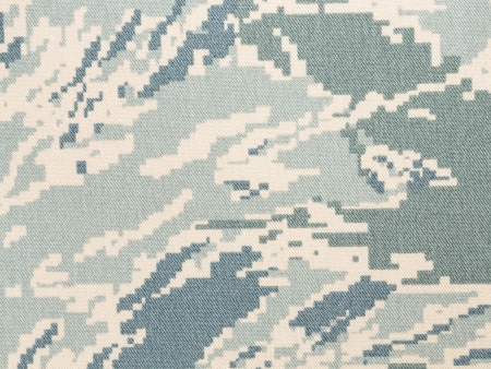 US air force digital tigerstripe abu camouflage fabric texture backgroundの写真素材