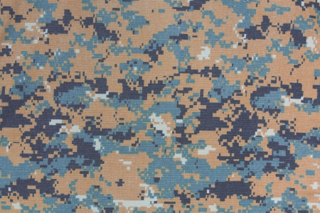 Universal camouflage pattern digital fabric textureの写真素材