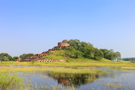 Kesaria Stupa, Champaran district of Bihar, Indiaの写真素材