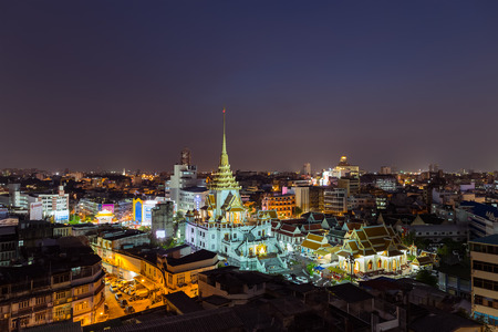 Bangkok Thailand: May 21, 2017 - Wat Trimitre, largest golden Buddha sculpture in the world is at this temple.のeditorial素材