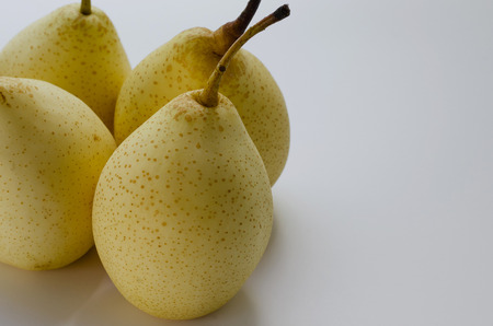 Organic Chinese Pear.の写真素材