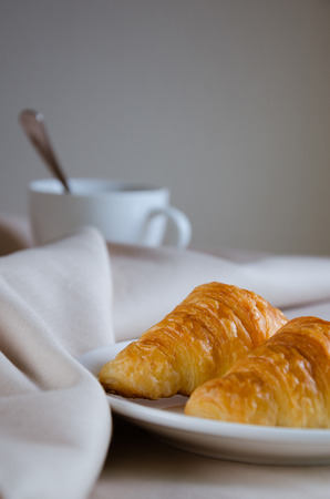 Butter Croissant for Breakfast.の写真素材