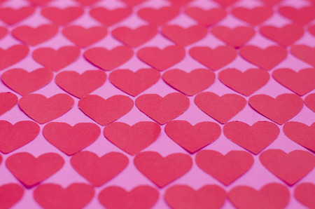 Paper Heart Pattern Background.