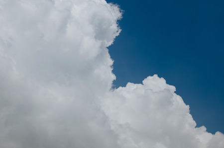 White Cloud On Blue Sky.の写真素材