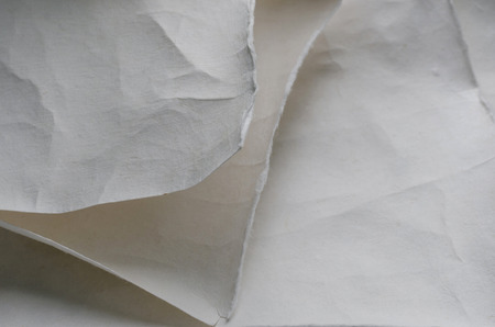 Asian Handmade Mulberry Papers In Soft Blurry Background.の写真素材