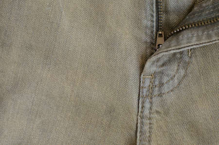 Brown Denim Fabric in Water to Washing for Abstract Background.の写真素材