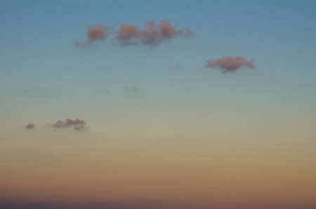 Cloudscape of Sunset Time on the Summer Season.