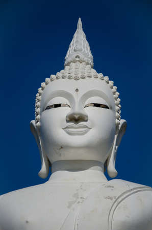 Big White Buddha Statue is a Landmark of Thailand.の写真素材